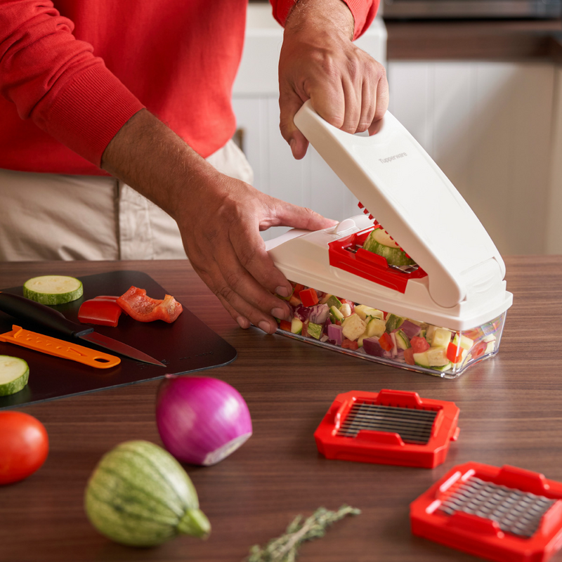 Tupperware Super Dicer®-Angebot Schnipple und würfle dir deine gesunden Mahlzeiten in Sekundenschnelle