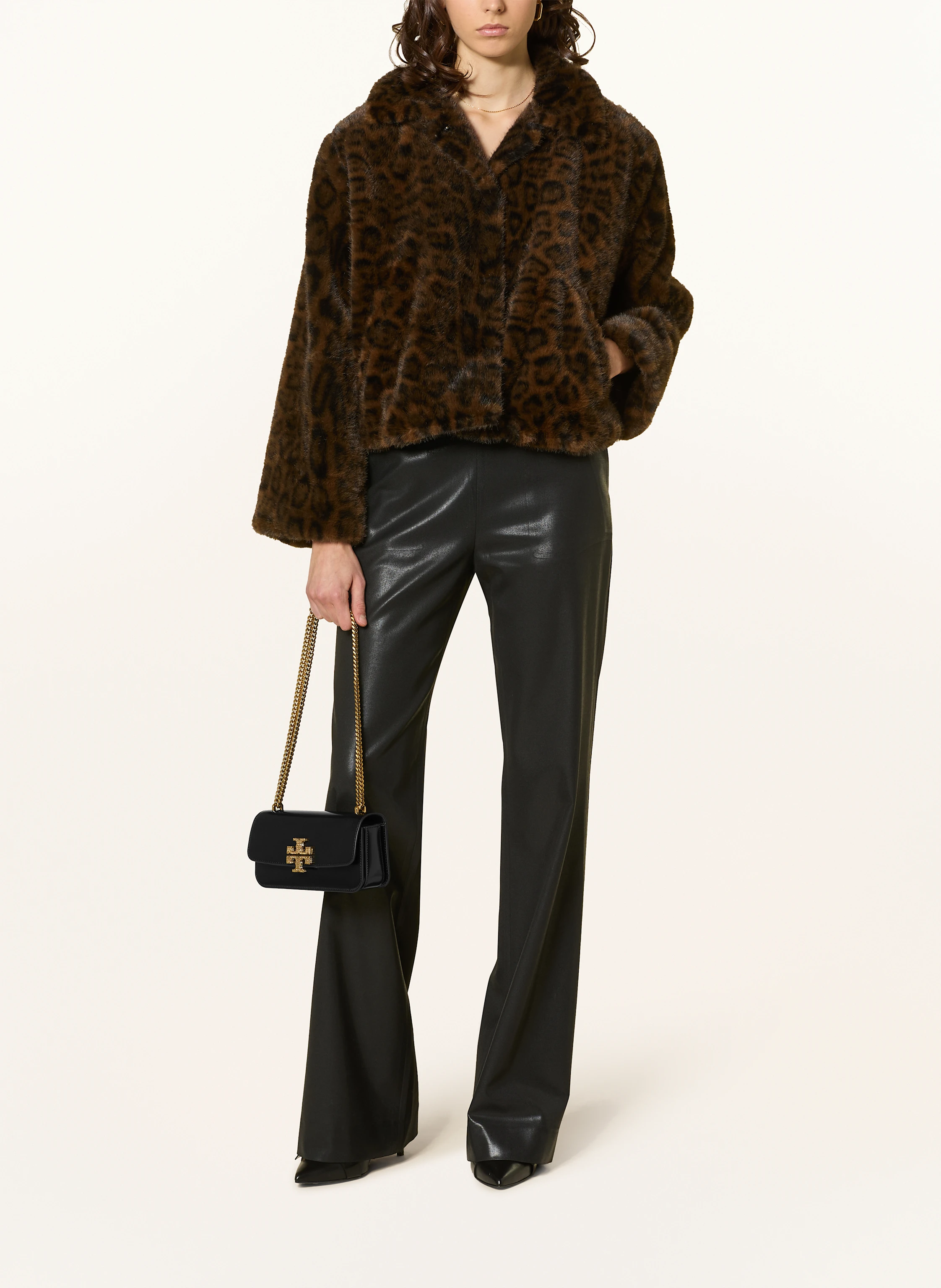 TORY BURCH Umhängetasche ELEANOR mit Schmucksteinen