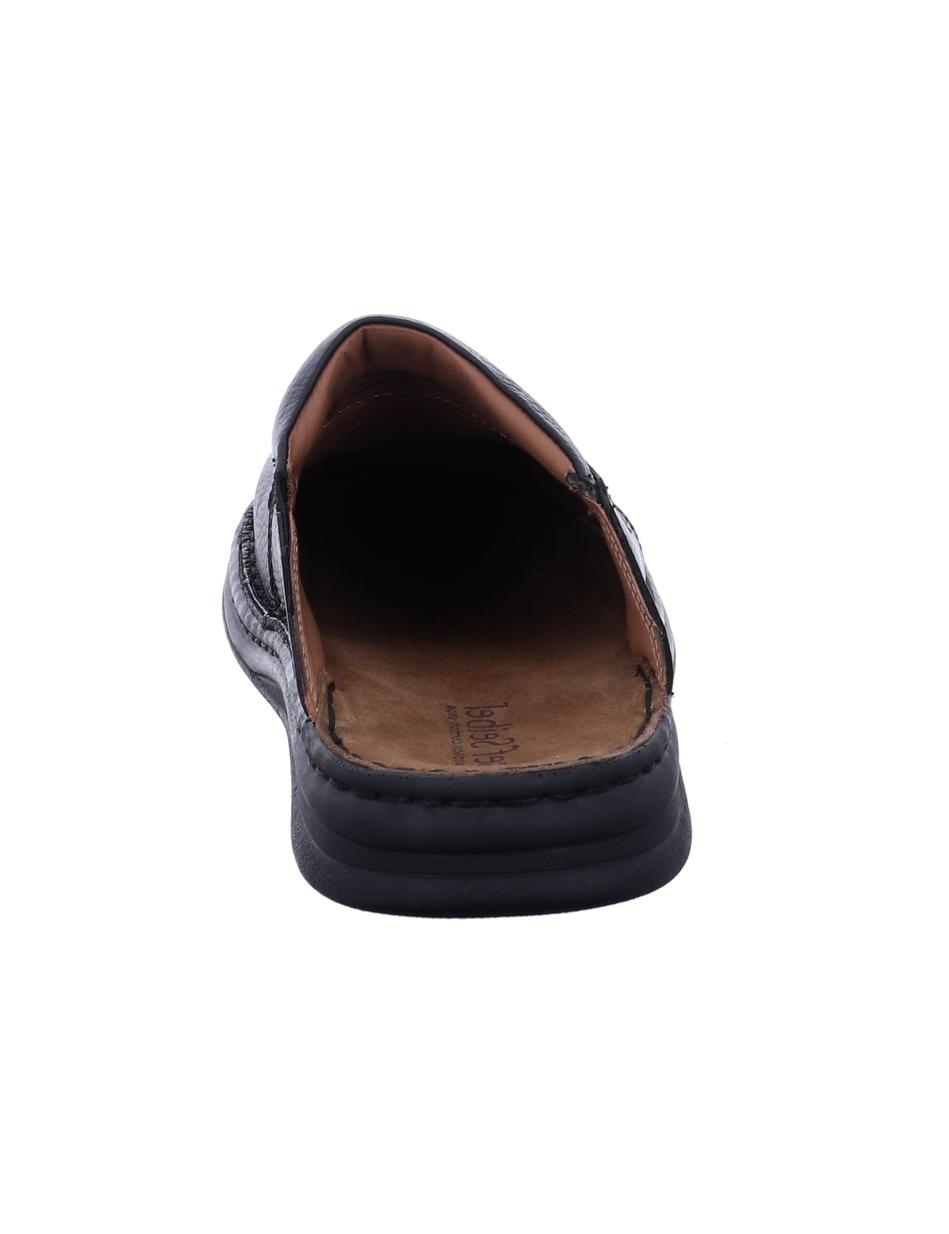 Clog Klaus, schwarz/cognac