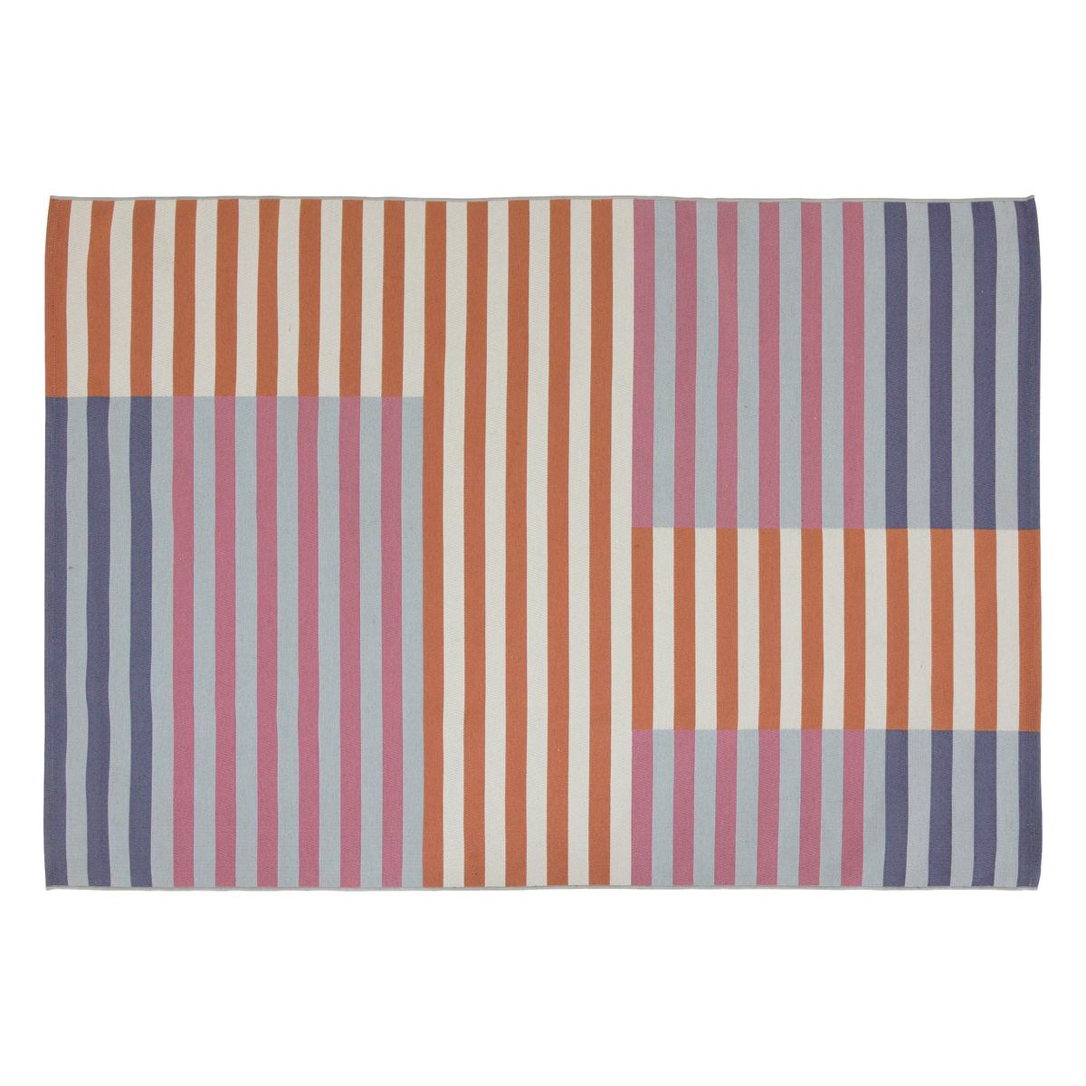 TAPIS EXTERIEUR INTERIEUR RAYURES COULEUR 120X170CM