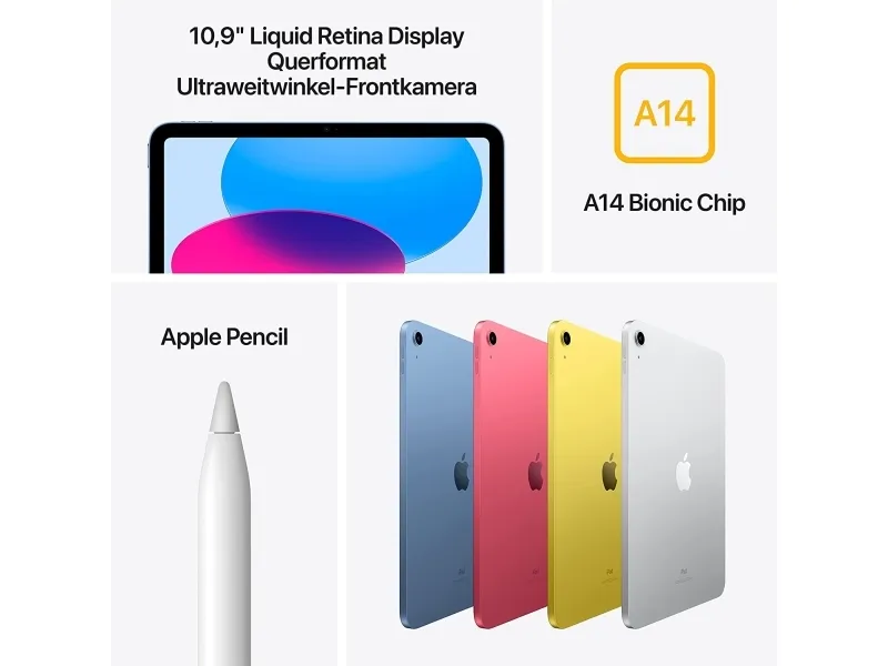 Apple 10.9-inch iPad Wi-Fi - 10. generation - tablet - 256 GB - 10.9