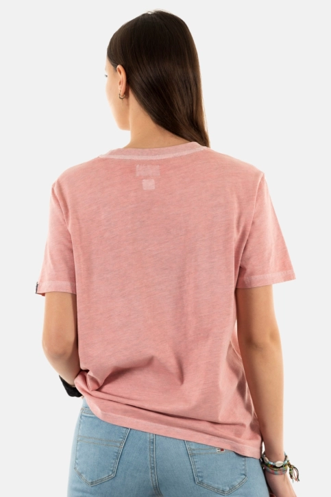 tee shirt superdry vintage cooper classic 52i blush