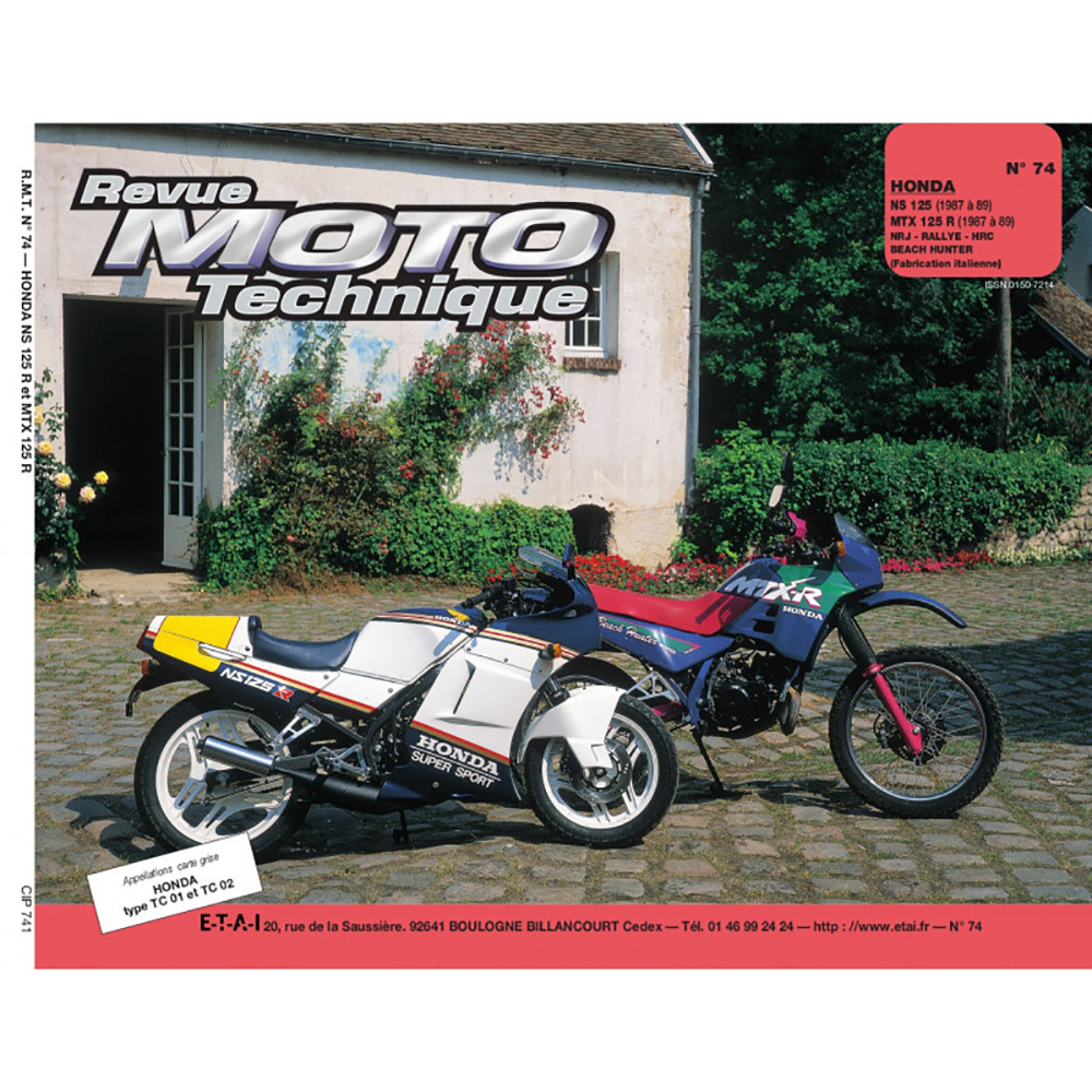 Etai - RMT 74 HONDA NS/MTX 125 (1987 à 1989)