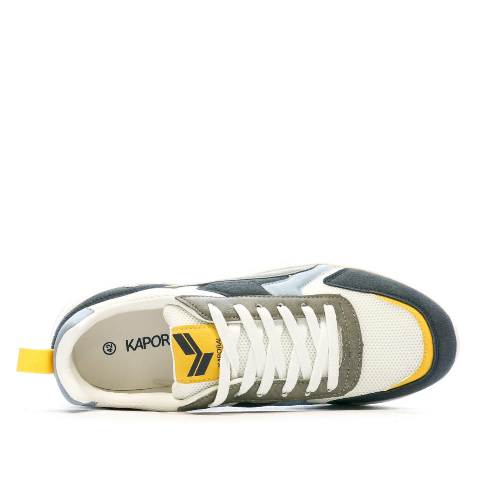 Kaporal Baskets Blanche/Marine Homme Kaporal Bofali
