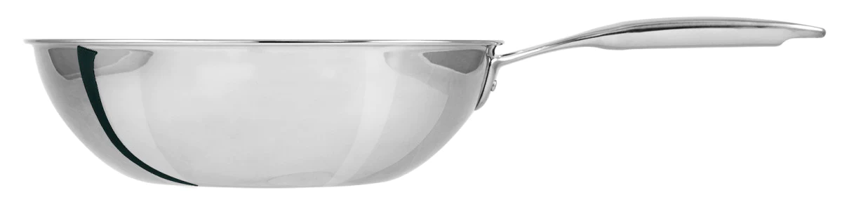 Wok inox Castel'Pro fixe 20cm Cristel