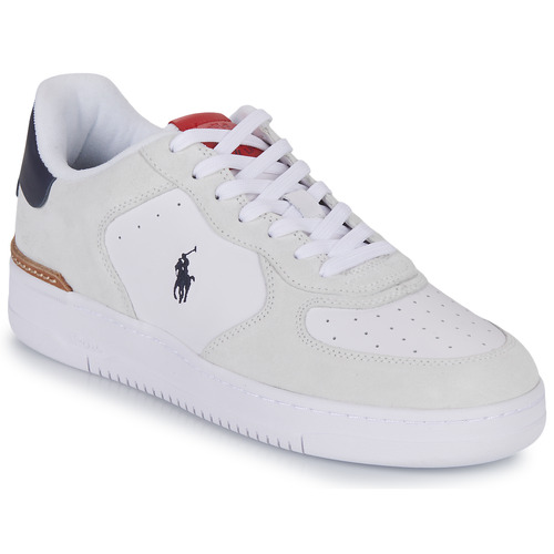 Polo Ralph Lauren - MASTERS CRT-SNEAKERS-LOW TOP LACE Blanco / Rojo / Marino