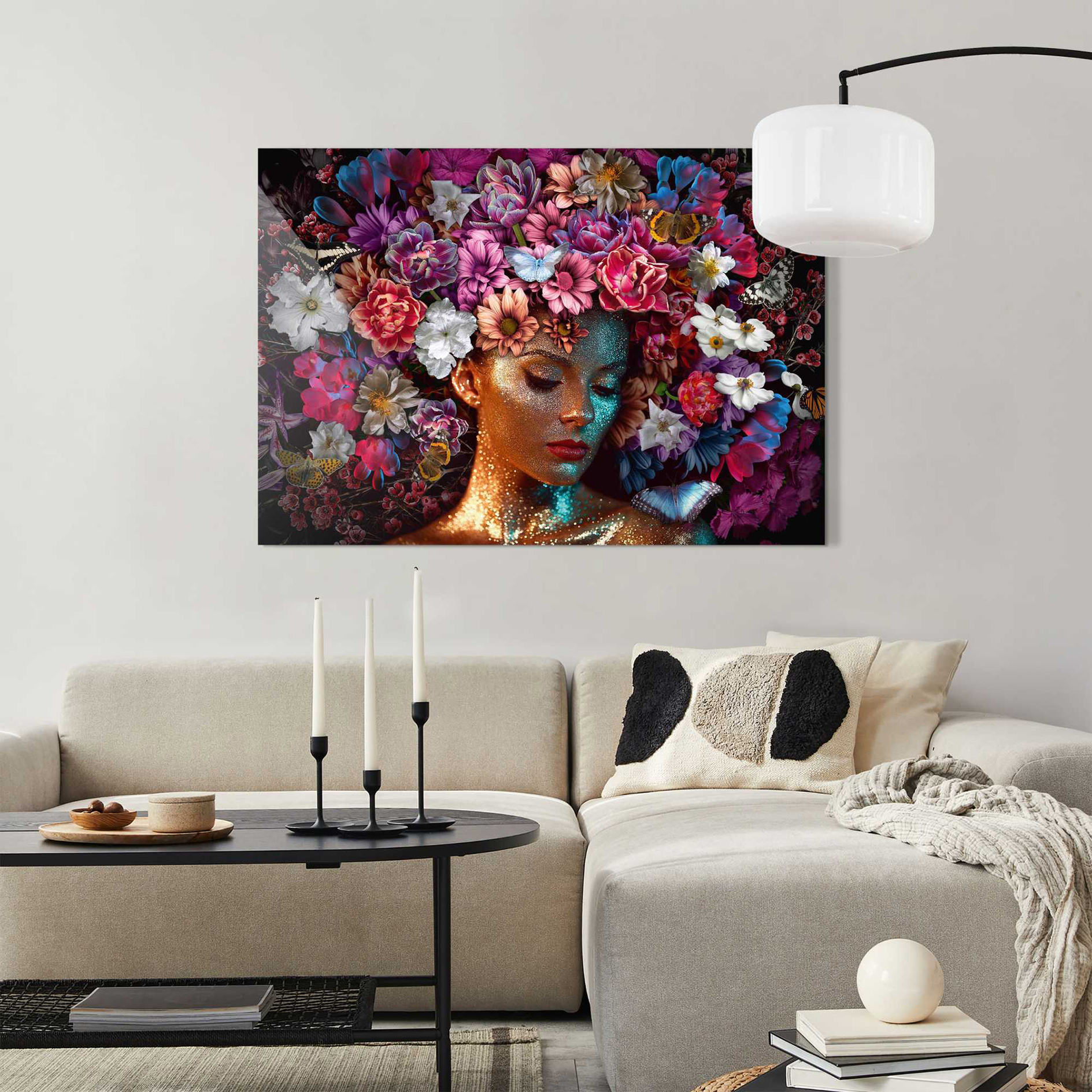 Deco Glass METALLIC SPRING - 70x100 cm