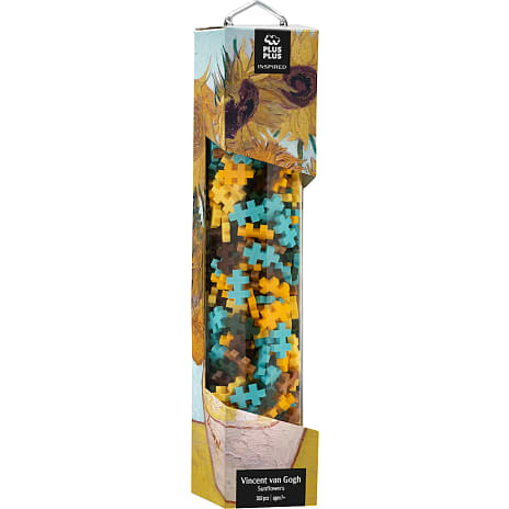 Plus-plus inspired Van Gogh Sunflowers