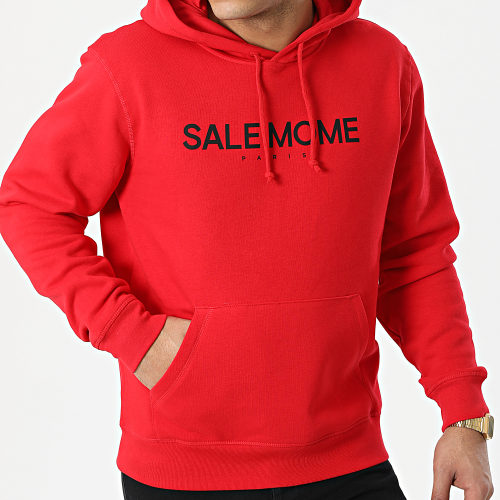 Sweat Capuche Gorille Rouge Noir