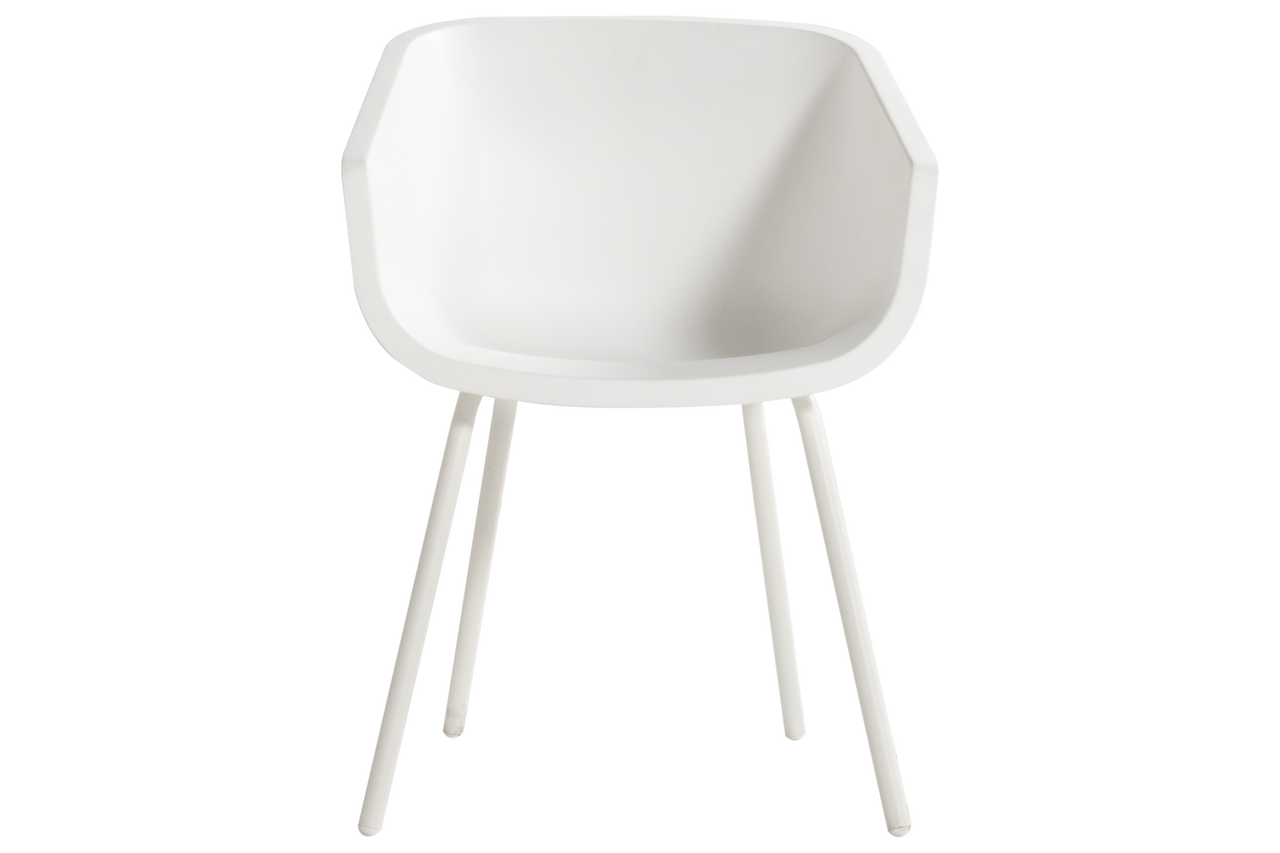 2x Dining Tuinstoel Royal White 23.904.303 Amalia B58 x D55 x H80 cm