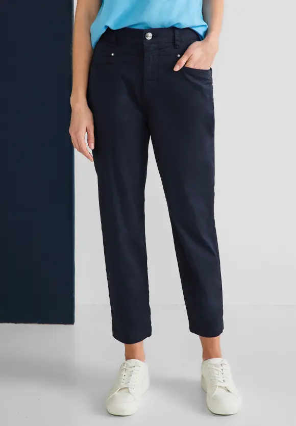 Papertouch Casual Fit Hose - deep blue