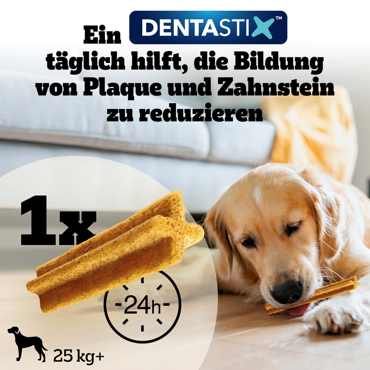 Pedigree Zahnpflege Dentastix Light Multipack für große Hunde 21 Stückx1