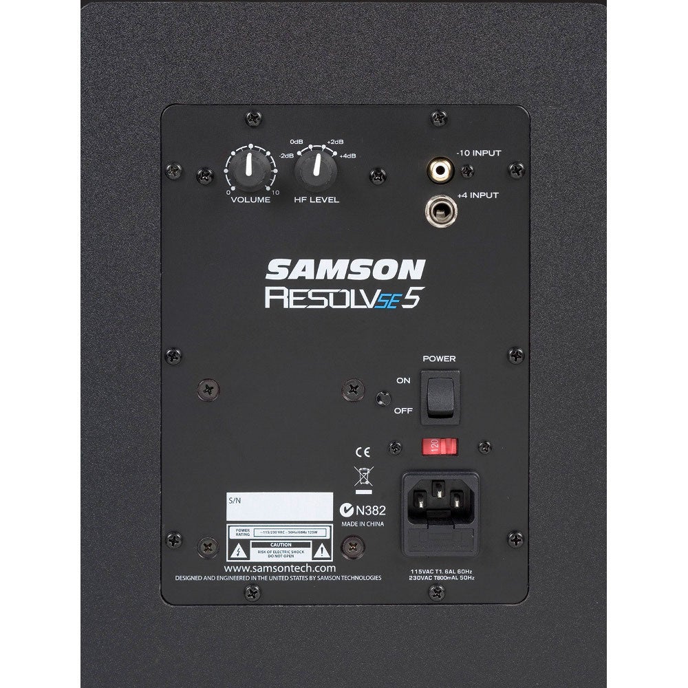 Samson Resolv SE5 studiomonitor set inclusief MS200 stands