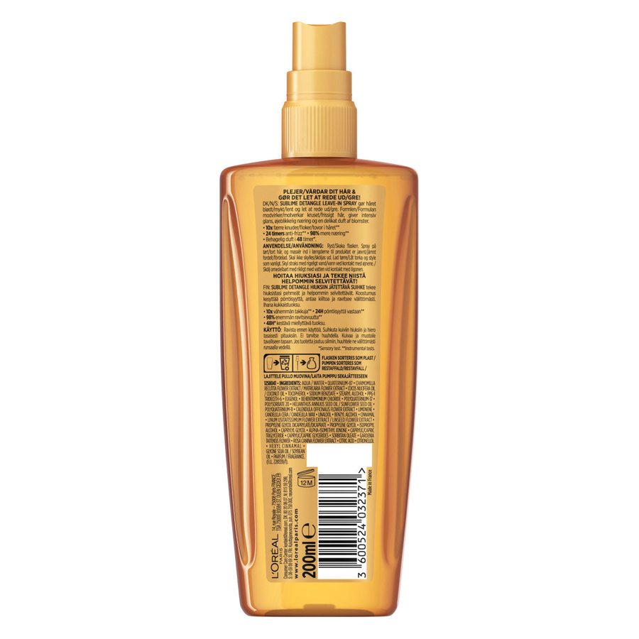 L'Oréal Paris Elvital Extraordinary Oil Sublime Detangle Leave-in Spray 150ml