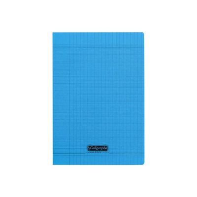 Calligraphe 8000 - Cahier polypro A4 (21x29,7 cm) - 48 pages - petits carreaux (5x5 mm) - disponible dans différentes couleurs