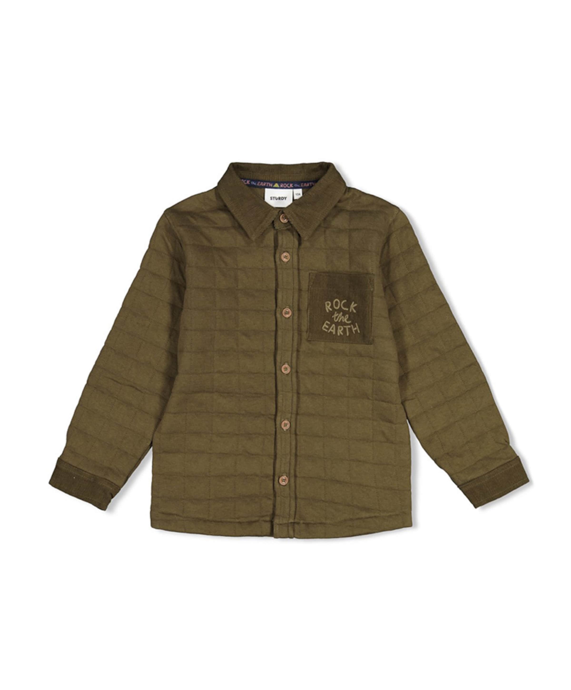 Sturdy Jongens overhemd lange mouw groen