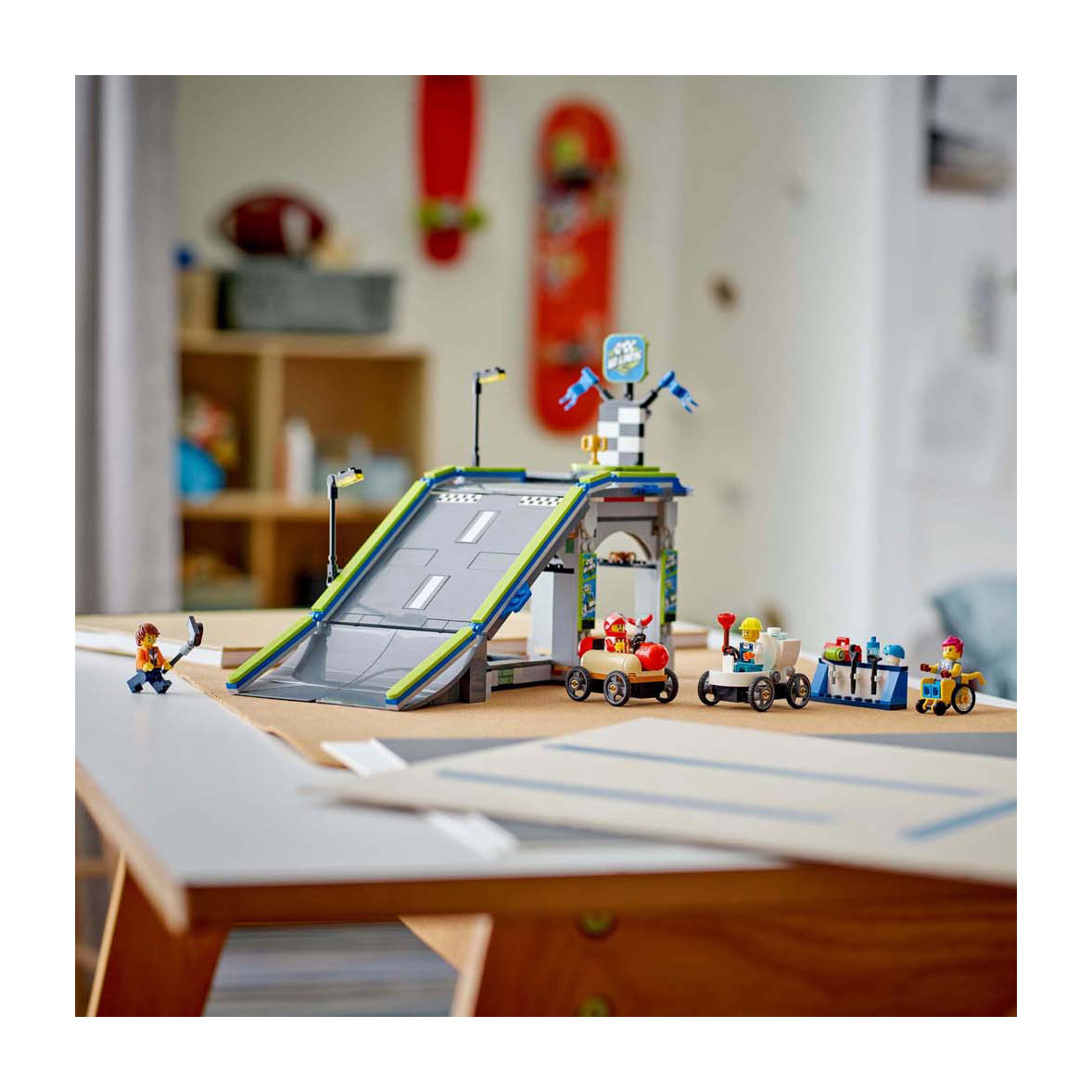 LEGO City 60460 Snelle Schans Voor Raceauto's