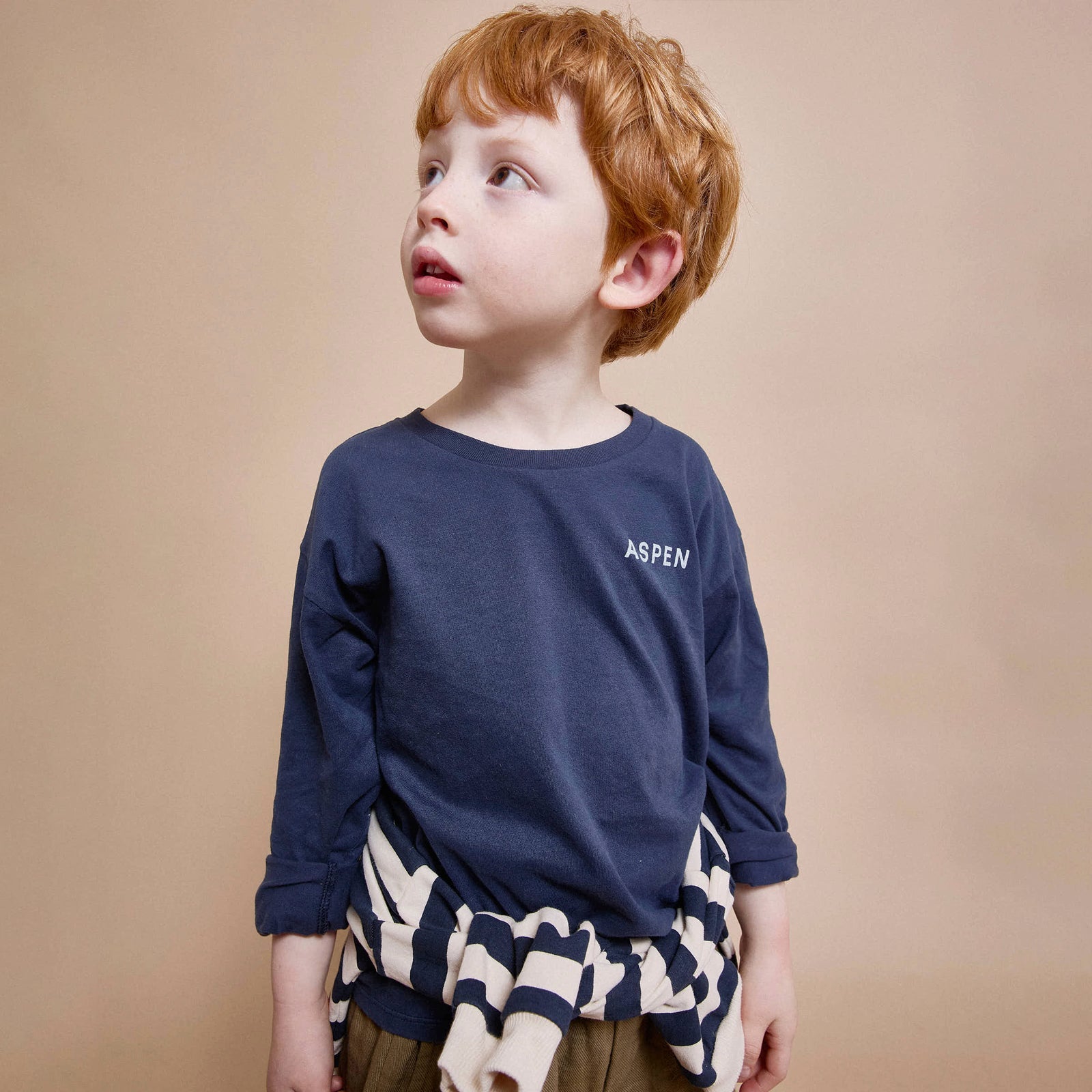Langarmshirt Aspen Navy