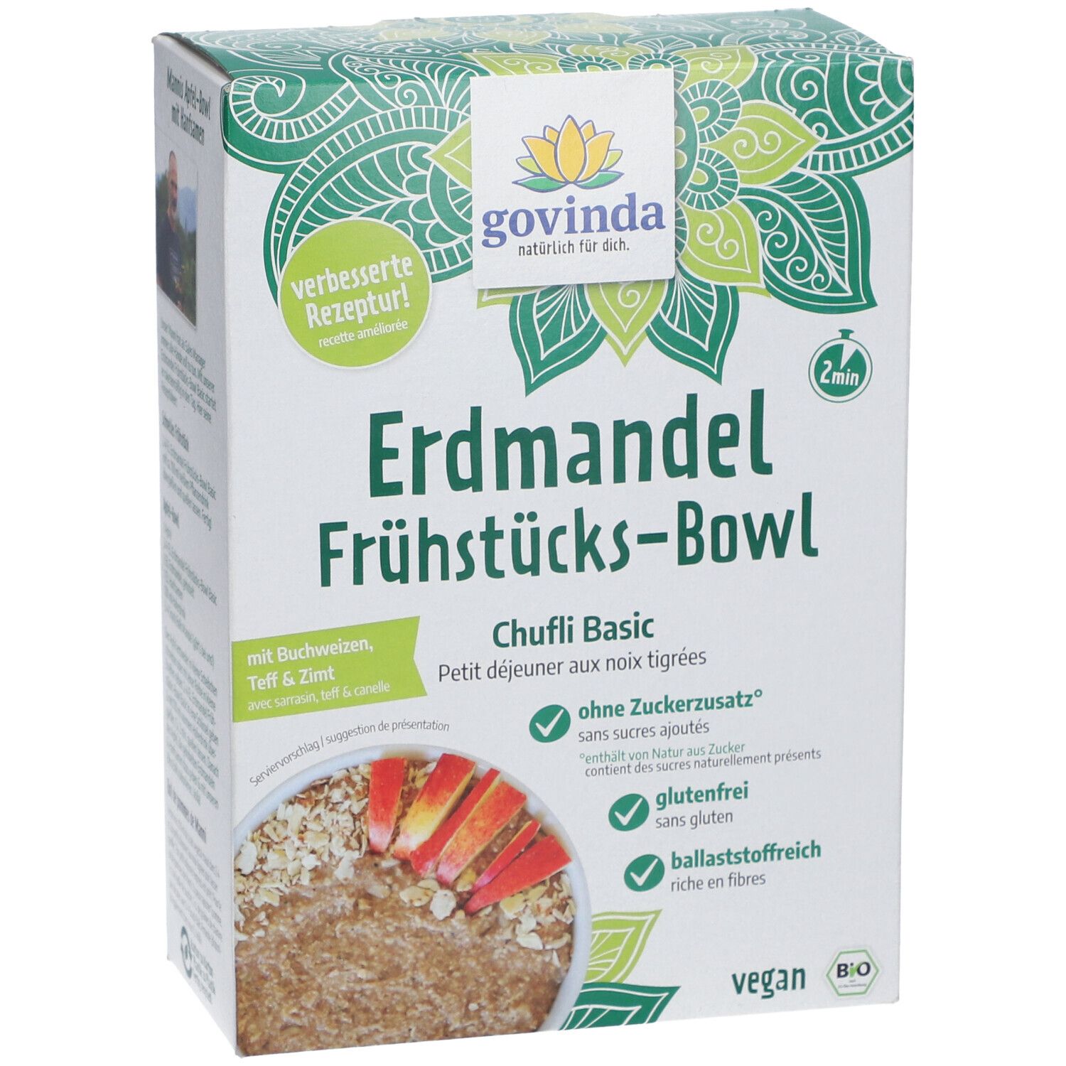 Govinda Erdmandel-Frühstücks-Bowl Chufli Basic
