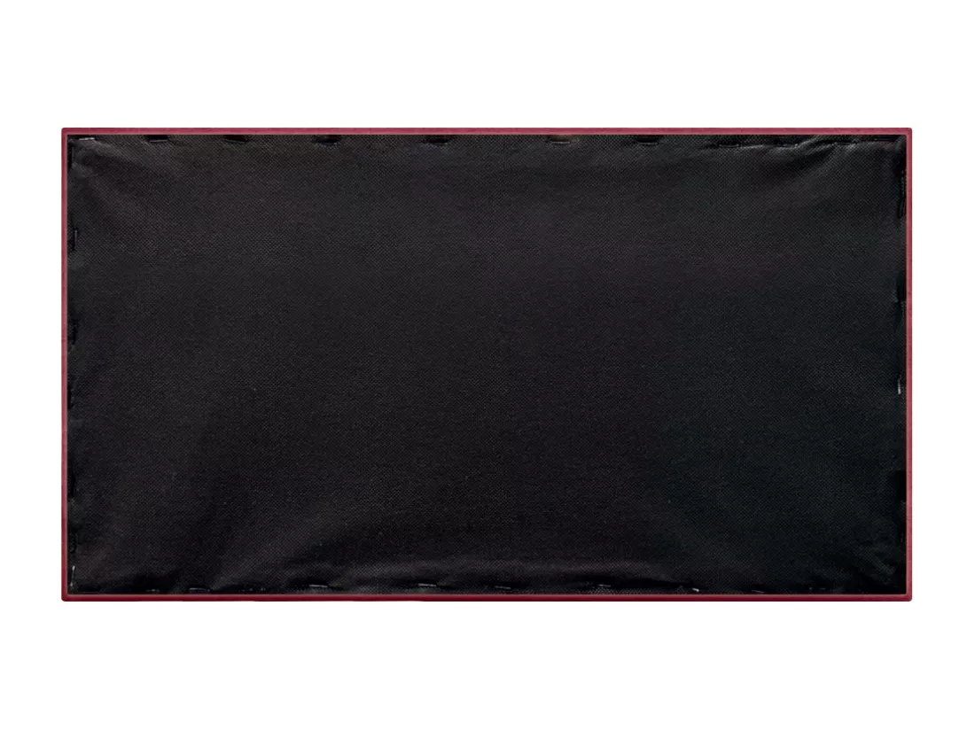 DHOME Lot de 6 Panneaux Rembourrés en Tissu Aqualine Autocollants pour Mur Acoustiques Absorbants Protection contre les Chocs (Rouge, 60x40cm, x6)