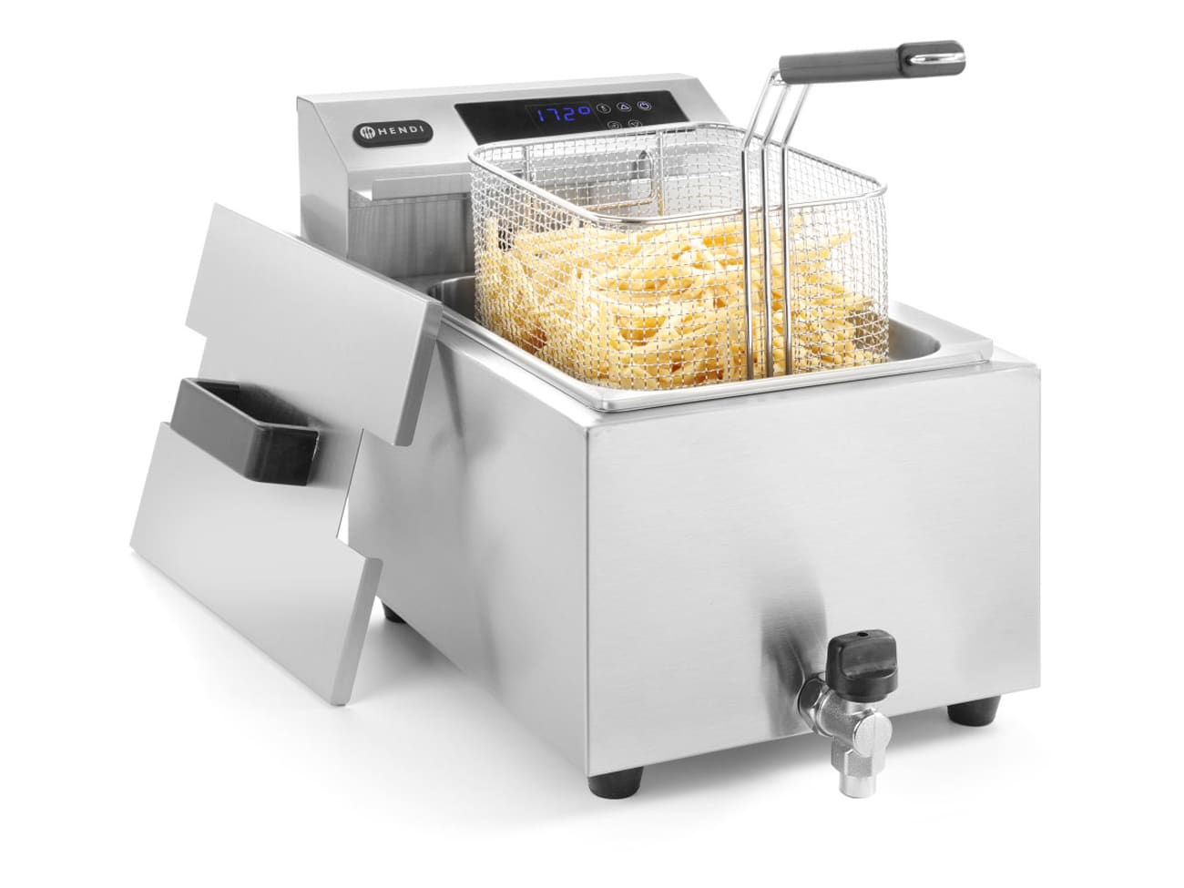 Friteuse Mastercook numérique - 8 litres - Hendi