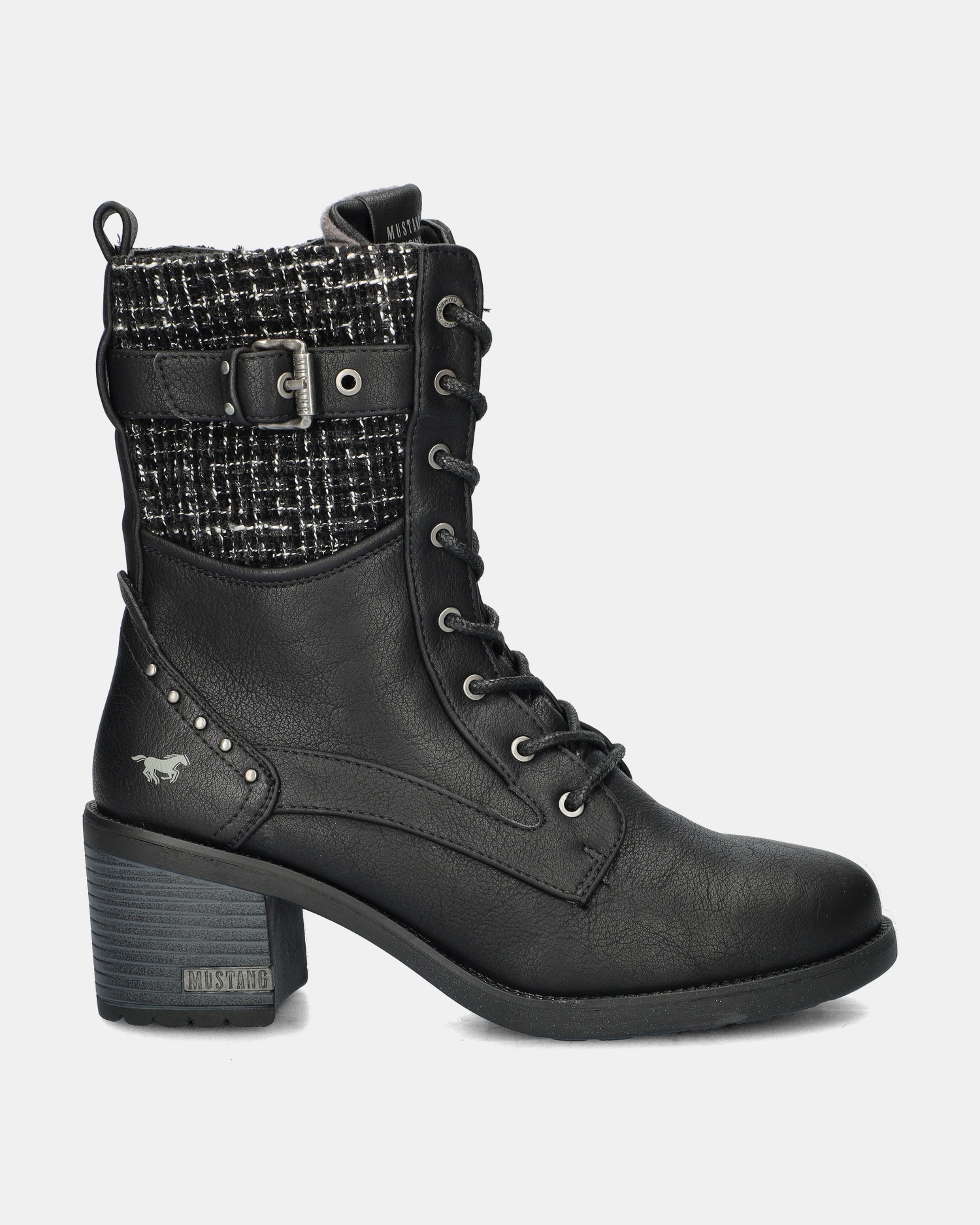Mustang Veterboots  - zwart