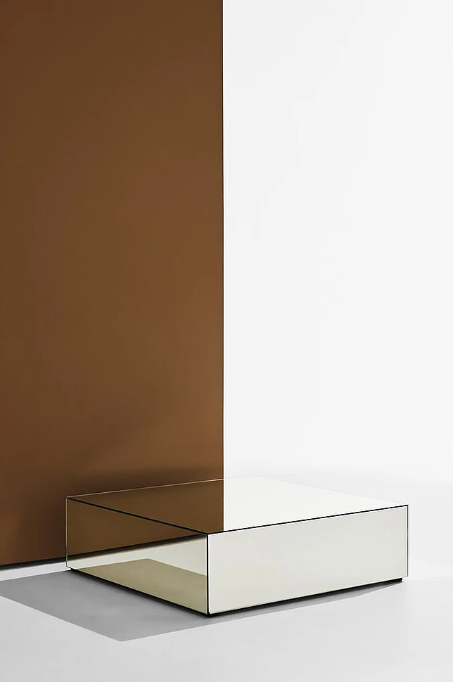 Ponti bord i speilglass 80x80 cm