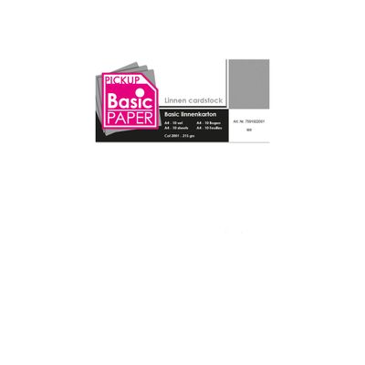 Pickup - Carton de lin - A4 (210 x 297 mm) - 215 g/m² - 10 feuilles - blanc