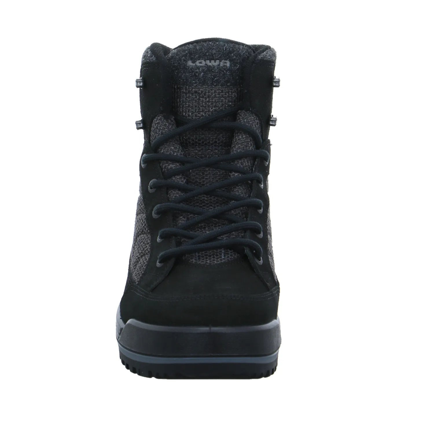 LOWA Snowboots Schwarz Leder