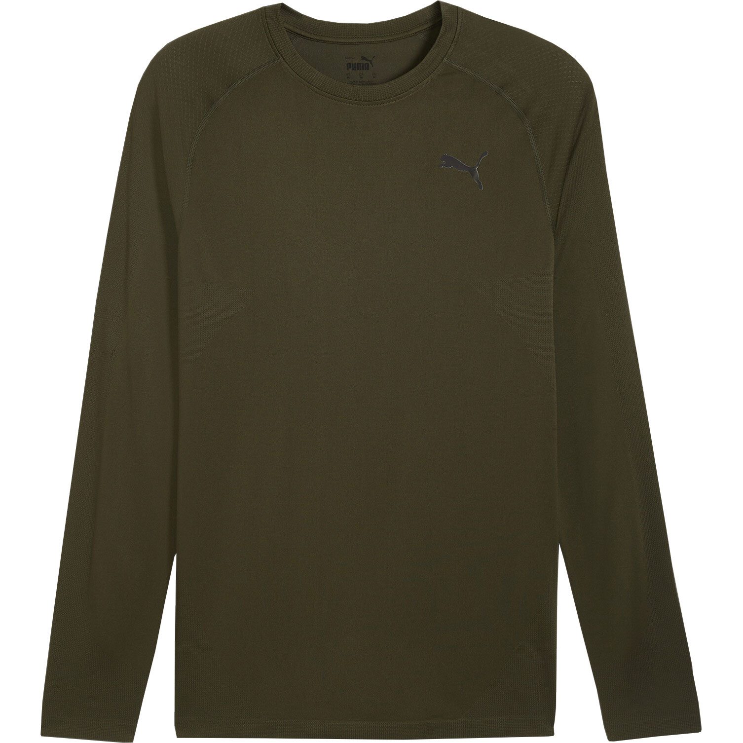 Puma Formknit Seamless Longsleeve Herren dark olive