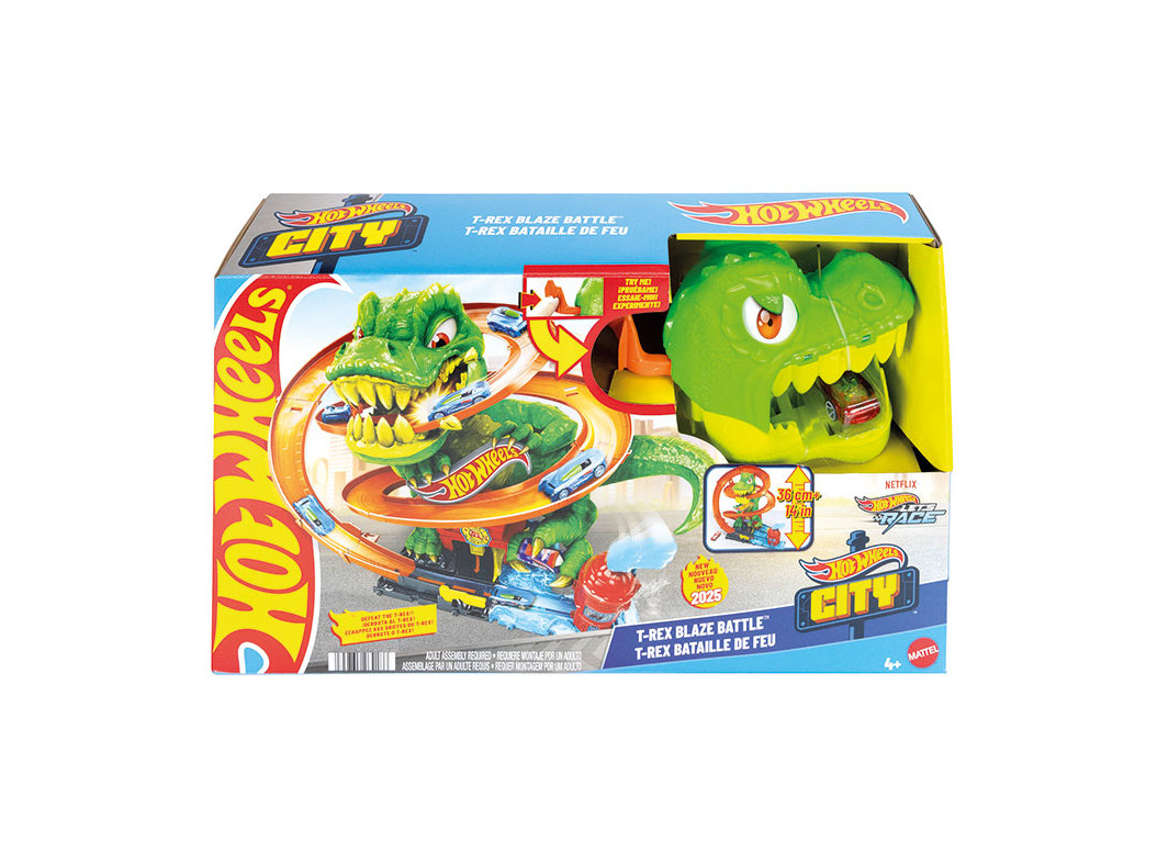 CITY T-REX BOMBEIRO HOT WHEELS