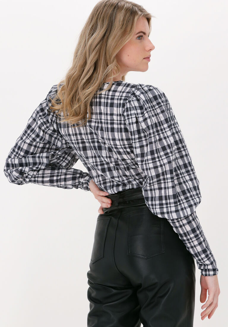 JUST FEMALE donkerblauwe just female blouse hamilton blouse