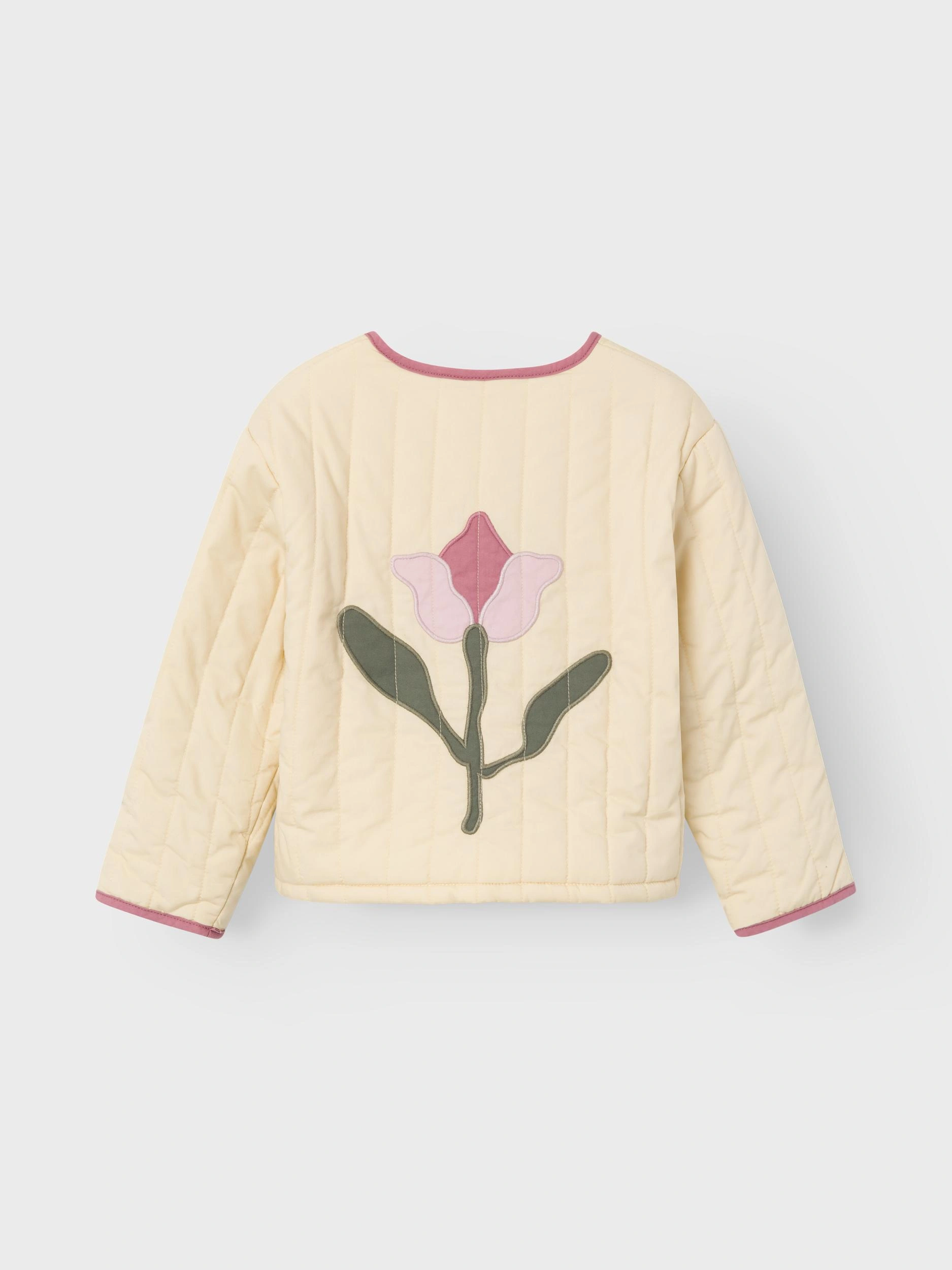 Steppjacke NMFDUNNA FLOWER in wood ash