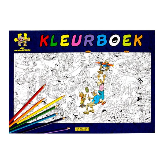 Jan van Haasteren kleurboek