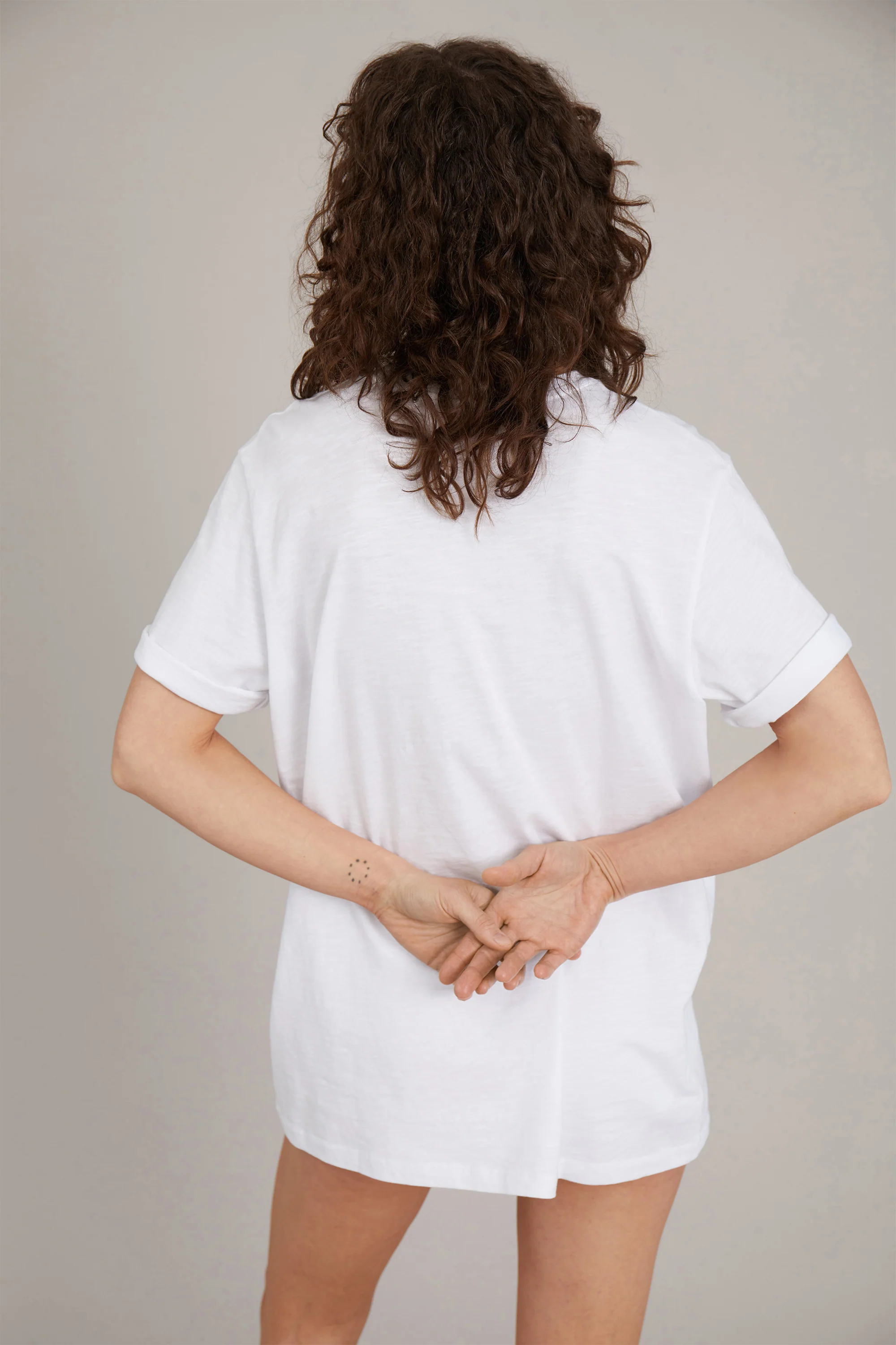 MUNTHE  Pumpkin t-shirt - hvid