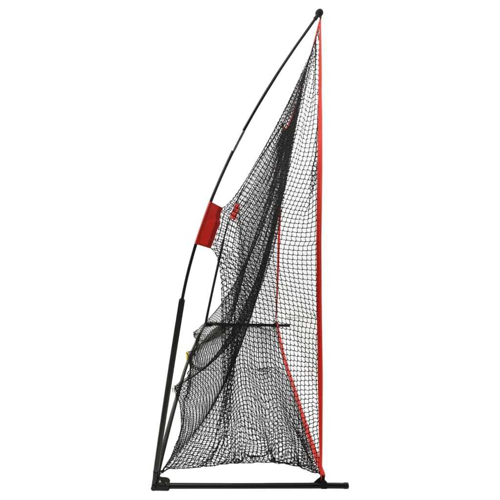 vidaXL Golf oefennet 356x92,5x215 cm metaal