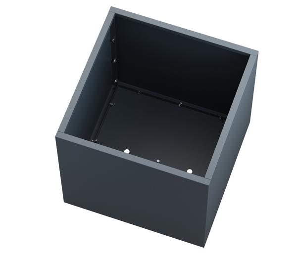 Herstera Metall-Pflanztopf Cube, quadratisch,