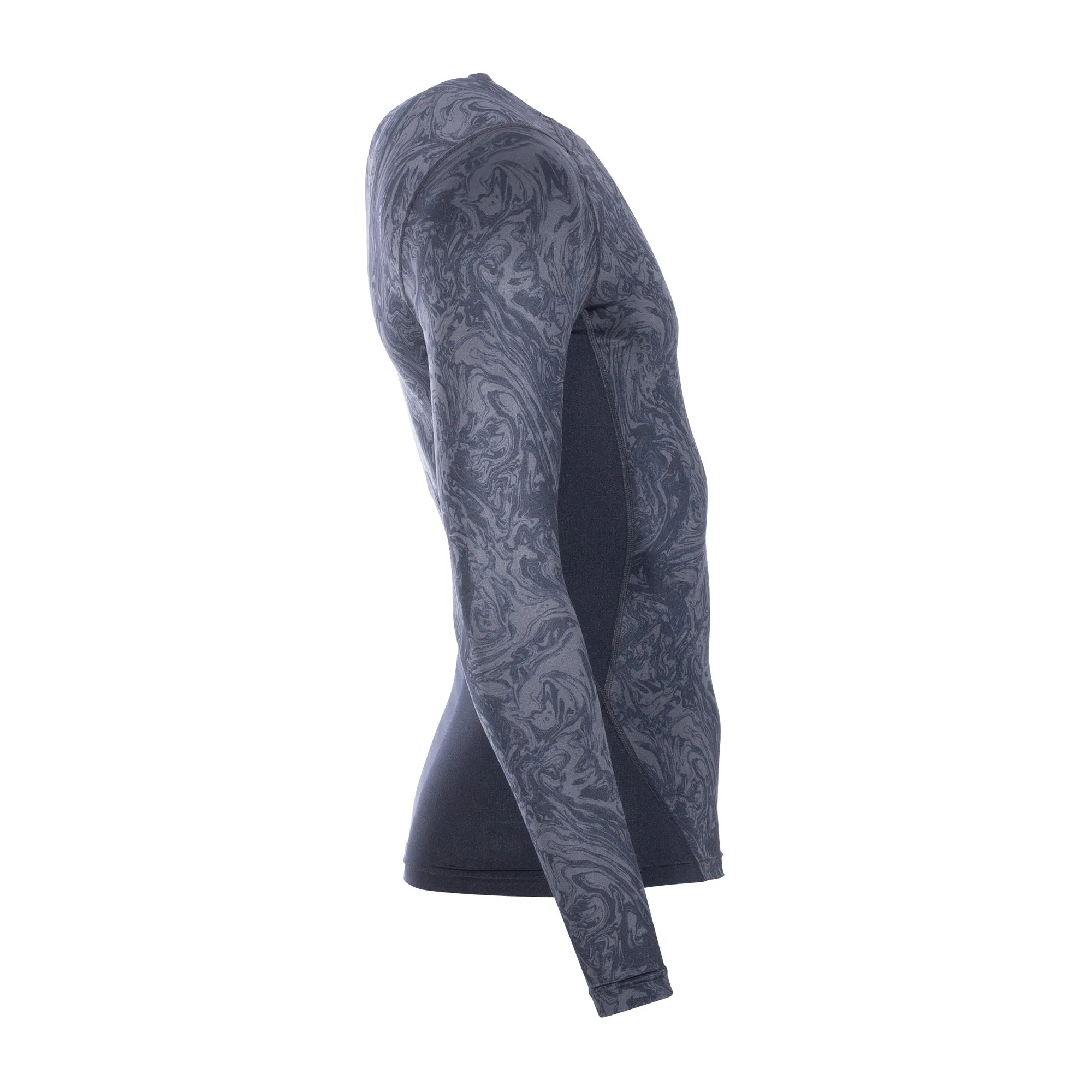 Under Armour -  Under Armour Longsleeve HG Comp Print schwarz