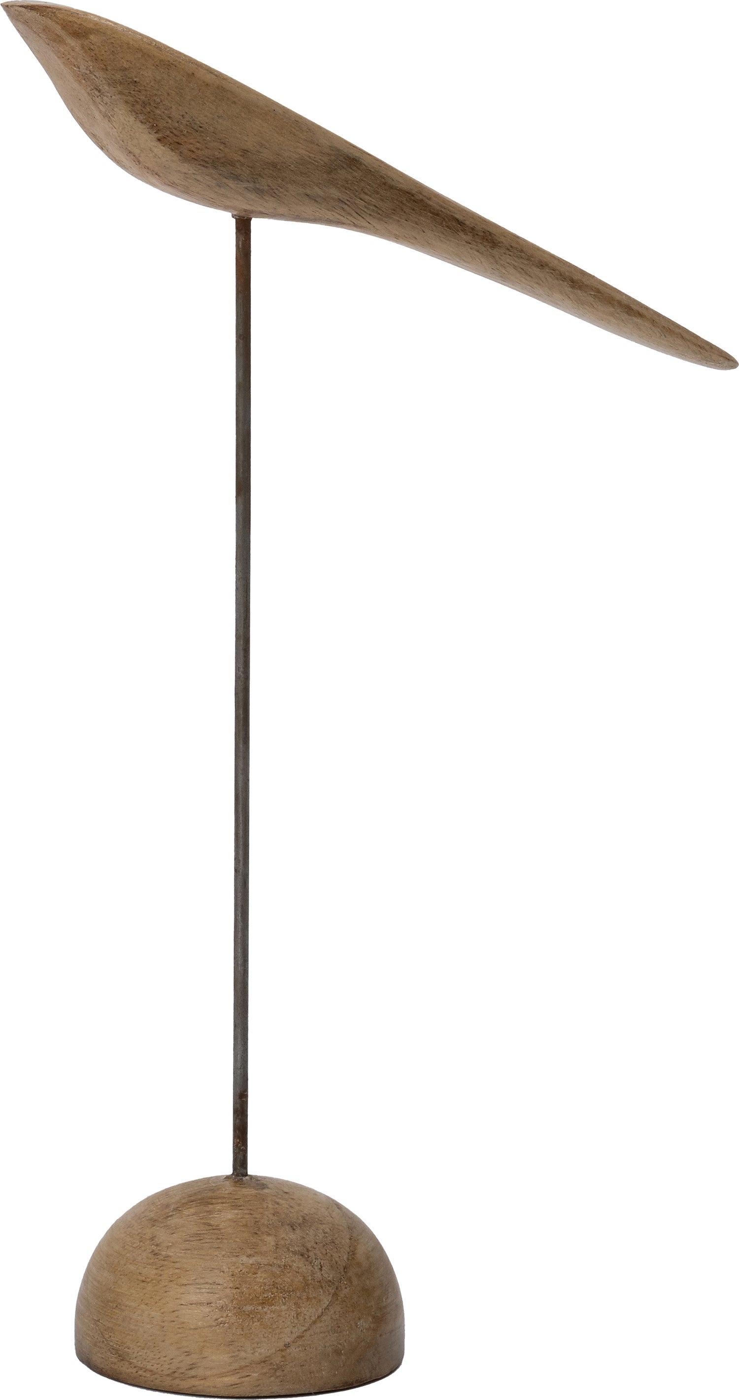 Intratuin beeld vogel naturel 18 x 6 x 30 cm