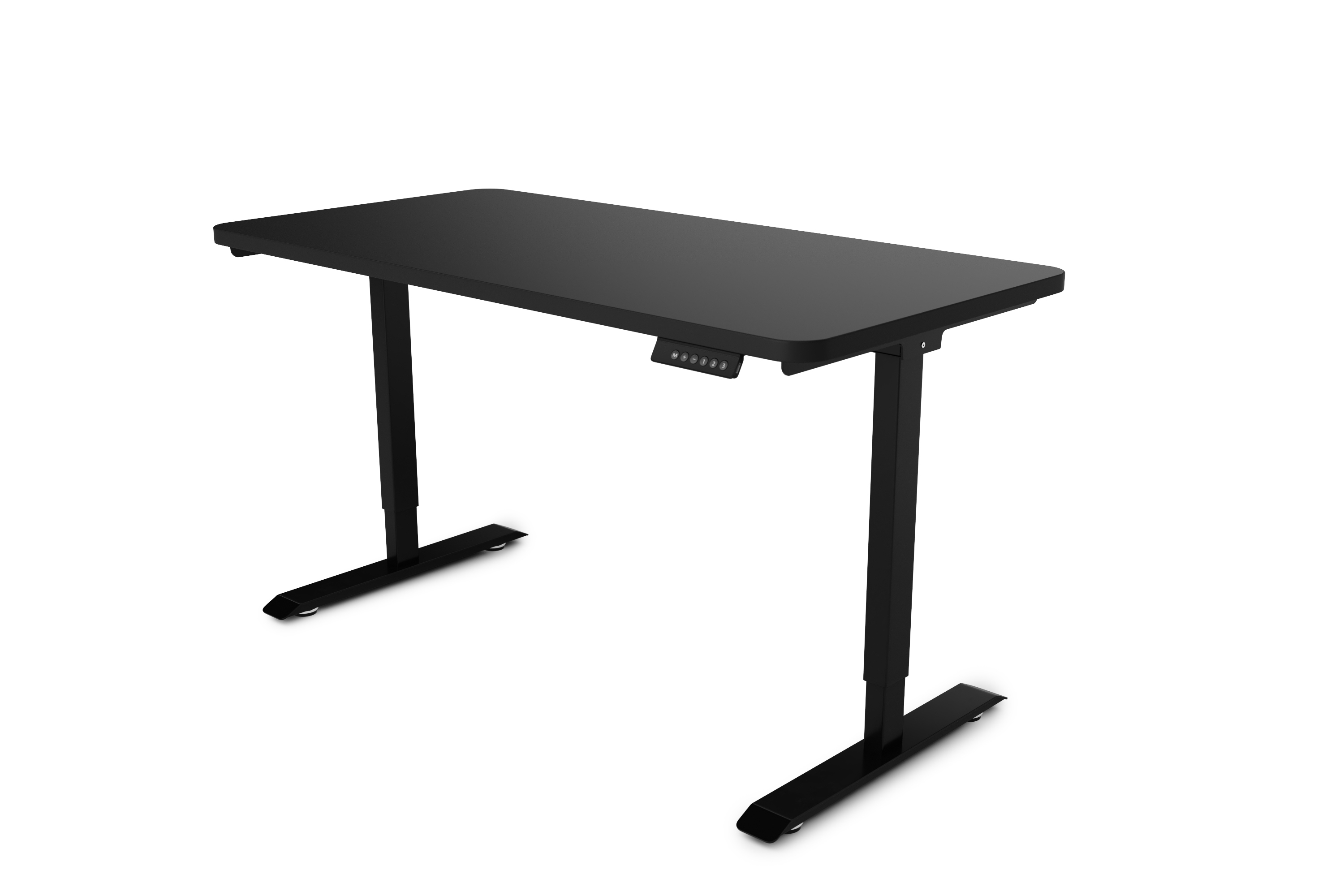 Stehpult elektrisch PREMIUM schwarz 120 x 60 cm