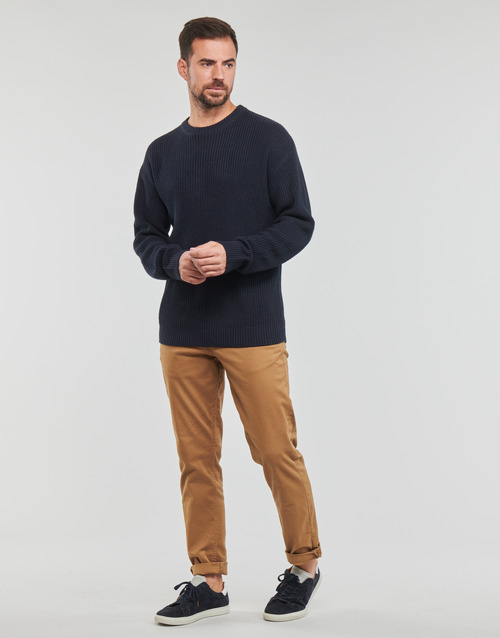 Jack & Jones - JORBRINK KNIT CREW NECK - Marine