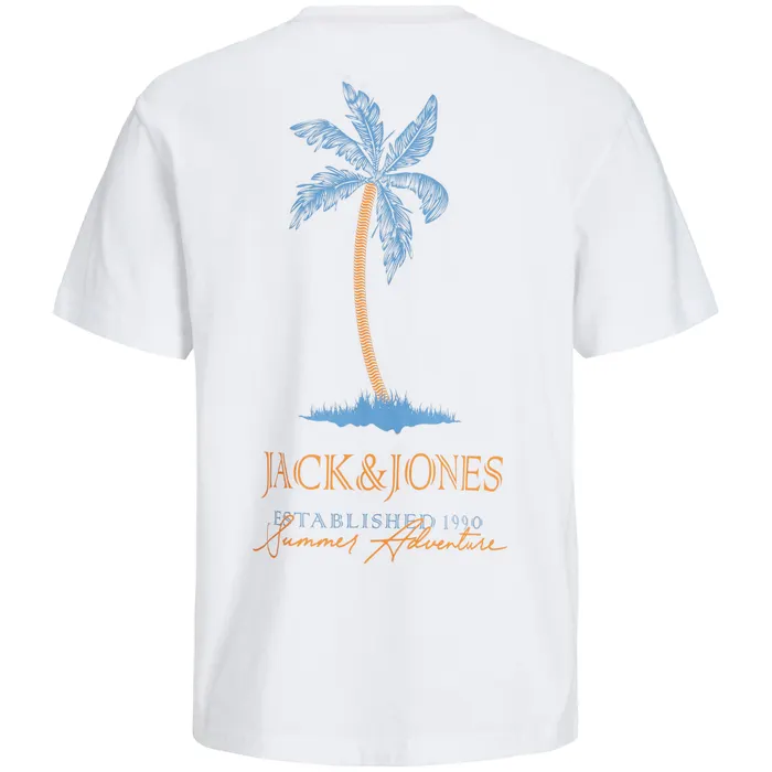 Jack & Jones Summer Vibes Crew Shirt Heren (plussize)