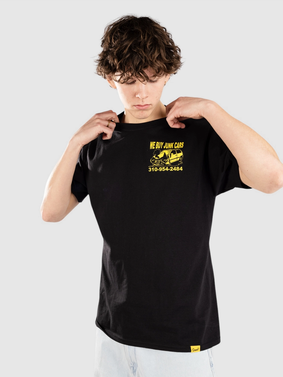 Donut Junk Cars T-Shirt black