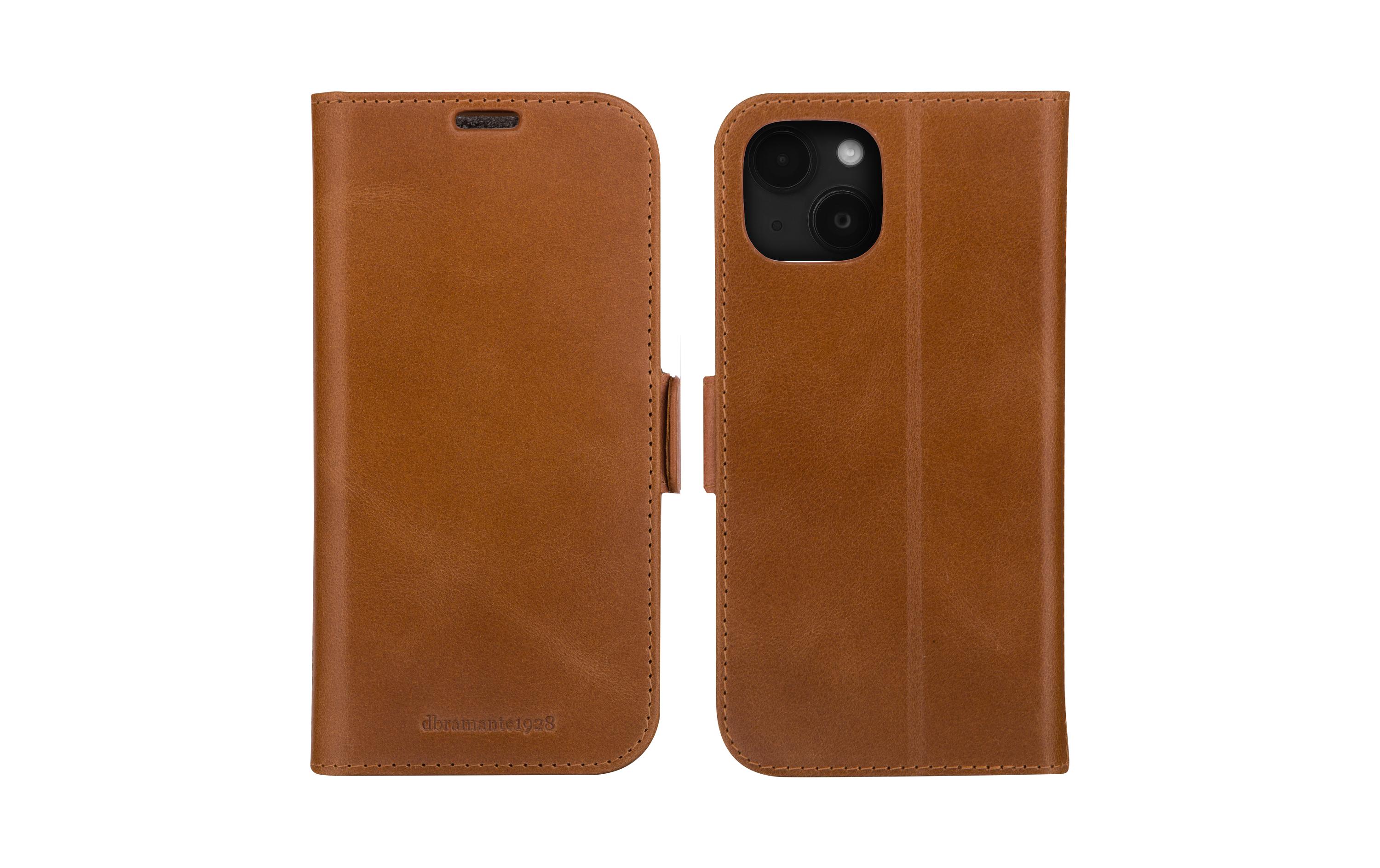 Book Cover Copenhagen iPhone 15 BraunSchutzhülle für das Apple iPhone 15