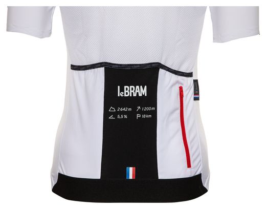 Maillot Manches Courtes Femme LeBram Galibier Blanc