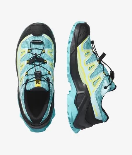 Salomon Kids' X Ultra GORE-TEX Blue Curacao/turbulence/yellow Iris