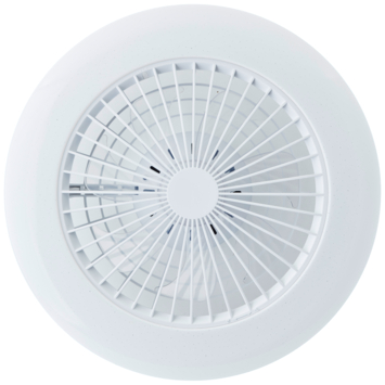 Brilliant plafondventilator Salerno met lamp en RGB functie 40W wit