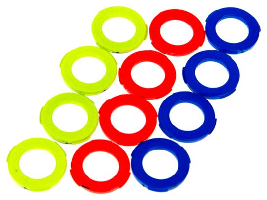 Kit de Personnalisation d'étrier Magura MT5 / MT7 / MT Trail Carbon Bleu Rouge Jaune