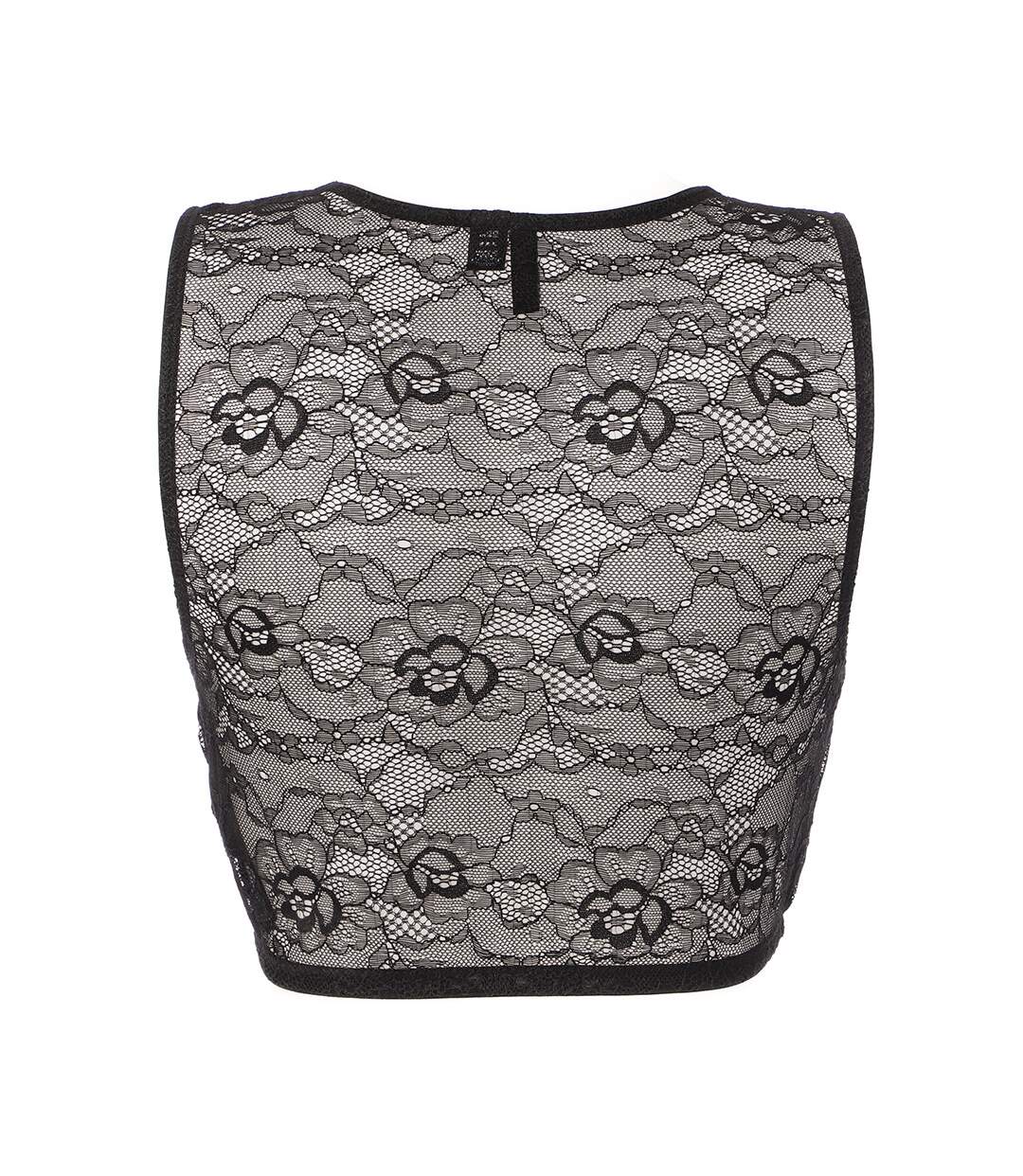 Brassière en Dentelle Noir Femme Vero Moda 10277259