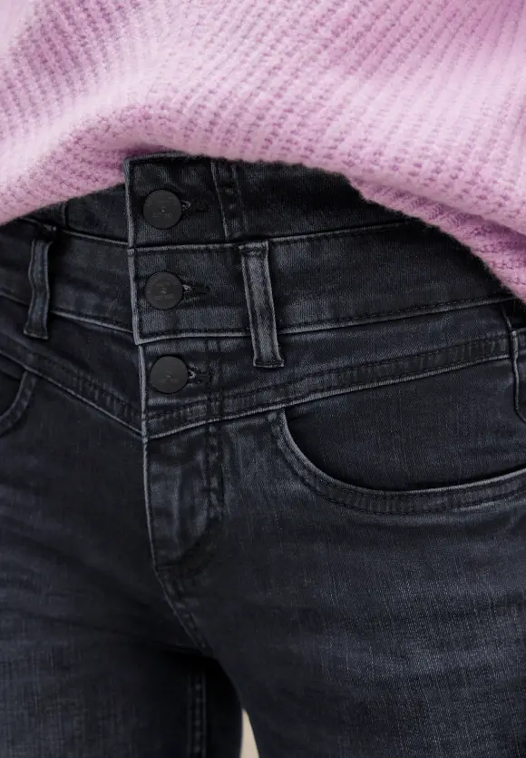 Slim Fit Jeans - authentic blueblack wash
